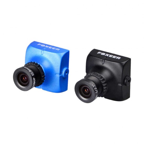 Foxeer HS1177 V2 600TVL CCD 2.5mm/2.8mm PAL/NTSC IR Blocked Mini FPV Camera 5-40V w/ Bracket