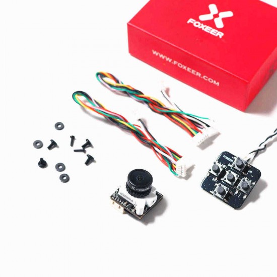 Foxeer Micro Falkor 2 1200TVL FPV Camera PAL/NTSC 16:9/4:3 GWDR No Freeze for FPV Racing RC Drone