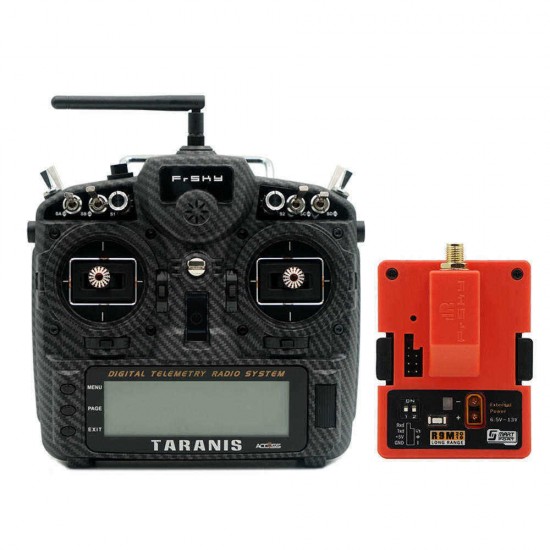 FrSky Taranis X9D Plus SE 2019 24CH ACCESS ACCST D16 Mode2 Transmitter with R9M 2019 900MHz Long Range Transmitter Module