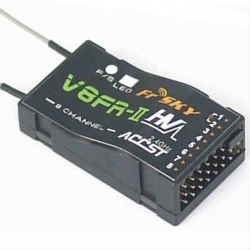 FrSky V8FR-II 2.4G 8CH Receiver HV Version for Radio Transmitter