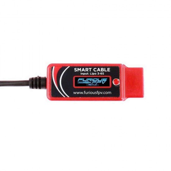 FuriousFPV Smart Cable V2 Wire 125cm Support 3-6S LiPo Battery For FPV Fatshark Goggles Ground Station