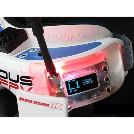 FuriousFPV True-D V3.6 5.8G 40CH Diversity Receiver System For Fatshark Dominator Goggles RC Drone