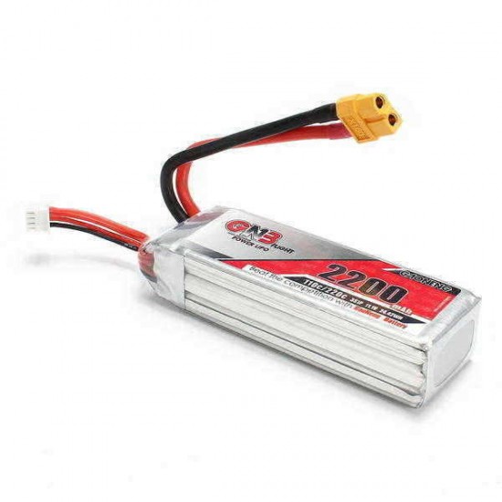 GAONENG GNB 11.1V 2200mAh 3S 110/220C Lipo Battery for RC Model Airplane Drone Helicopter