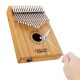 GECKO K17BA 17 keys Kalimba Bamboo B Tone Thumb Piano Finger With Tune Hammer