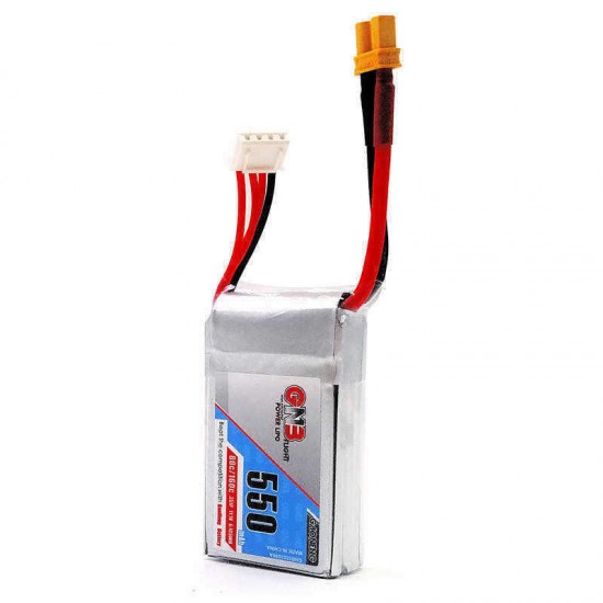 Gaoneng GNB 11.1V 550mAh 80/160C 3S Lipo Battery XT30 Plug For Eachine Lizard95 FPV Racer