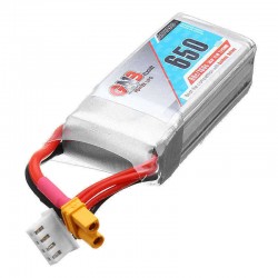 Gaoneng GNB 11.1V 650mAh 80C/160C 3S Lipo Battery XT30 Plug for RC Drone