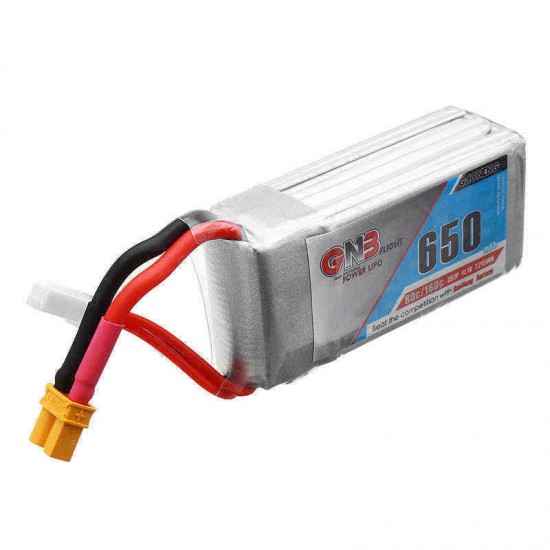 Gaoneng GNB 11.1V 650mAh 80C/160C 3S Lipo Battery XT30 Plug for RC Drone