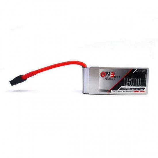 Gaoneng GNB 14.8V 1500mAh 120C/240C 22.2WH FPV Racing Lipo Battery w/ Balance Wire for RC Drone