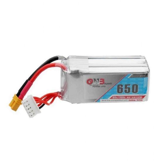 Gaoneng GNB 14.8V 650mAh 80C/160C 4S XT30 Plug Lipo Battery for RC Drone