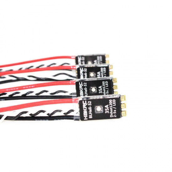 HAKRC BLHeli_32 Bit 35A 2-5S ESC Built-in LED Support Dshot1200 Multishot for FPV RC Drone