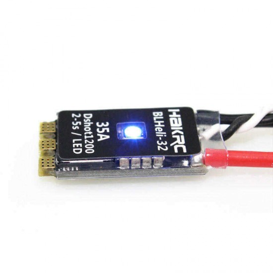 HAKRC BLHeli_32 Bit 35A 2-5S ESC Built-in LED Support Dshot1200 Multishot for FPV RC Drone