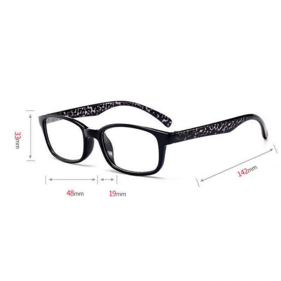 HD Resin Fashion Pattern Reading Eyeglasses Full Frame Computer Presbyopic Glasses