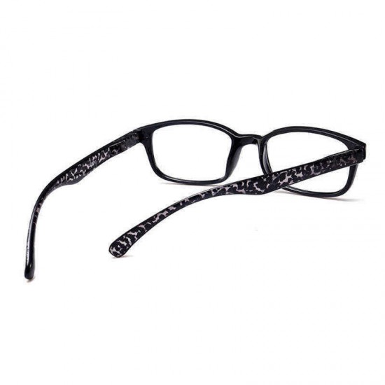 HD Resin Fashion Pattern Reading Eyeglasses Full Frame Computer Presbyopic Glasses