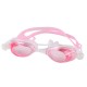 HD Waterproof Anti-fog Swimming Goggles with Earplug PC Anti-UV Eyewear Glasses with Case