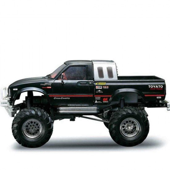 HG P407 1/10 2.4G 4WD Rally Rc Car for TOYATO Metal 4X4 Pickup Truck Rock Crawler RTR Toy