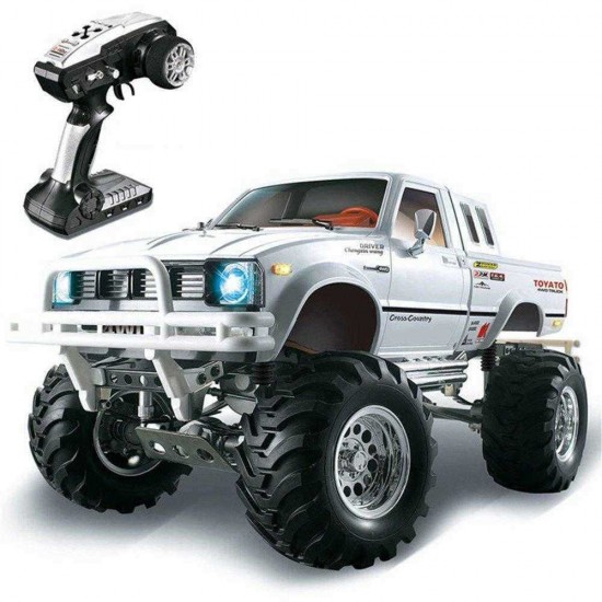 HG P407 with 2 Shells 1/10 2.4G 4WD RC Car for TOYATO Metal 4X4 Pickup Truck RTR Vehicle