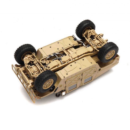 HG P408 1/10 2.4G 4WD 16CH 30km/h Rc Model Car U.S.4X4 Military Vehicle Truck without Battery Charger