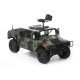 HG P408 Upgraded Light Sound 1/10 2.4G 4WD 16CH 30km/h RC Car U.S.4X4 Military Vehicle Truck without Battery Charger