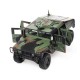 HG P408 Upgraded Light Sound 1/10 2.4G 4WD 16CH 30km/h RC Car U.S.4X4 Military Vehicle Truck without Battery Charger