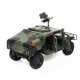 HG P408 Upgraded Light Sound 1/10 2.4G 4WD 16CH 30km/h RC Car U.S.4X4 Military Vehicle Truck without Battery Charger