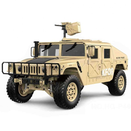 HG P408 Upgraded Light Sound Function 1/10 2.4G 4WD 16CH 30km/h Rc Model Car U.S.4X4 Truck without Battery Charger