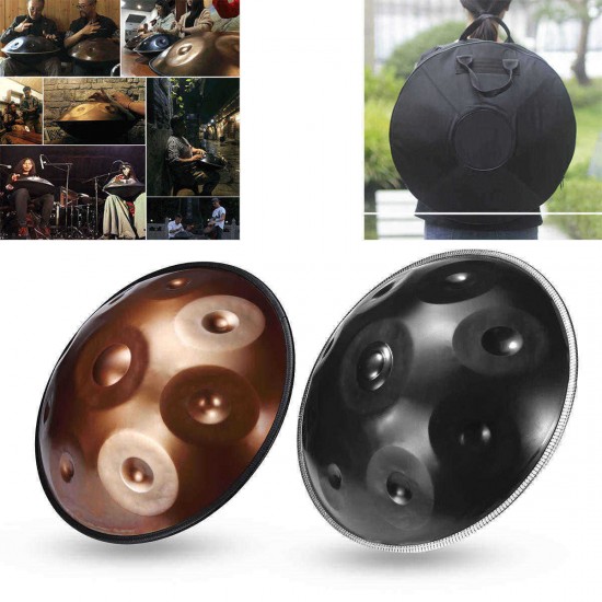 Hang F major/D minor 9 Notes Musical Hand Drum Professional Handpan Durable Carbon Steel Drum