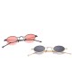 High-definition Visual UV 400 Protection Easy to Clean Small Round Frame Metal Sunglasses