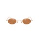 High-definition Visual UV 400 Protection Easy to Clean Small Round Frame Metal Sunglasses