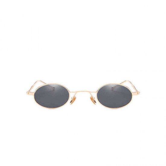 High-definition Visual UV 400 Protection Easy to Clean Small Round Frame Metal Sunglasses