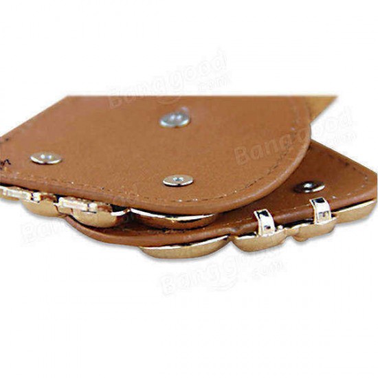 Hollow Flower Golden Buckle Elastic Waist Wide Belt For Women