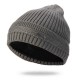 Knit Hat Plus Velvet Warm Double-Layer Beanie Cap Men Woman Earmuffs Ski Skullcap