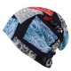 LOVE Printed Beanie Hat For Women Multi-function Autumn Warm Bonnet Hat and Collar Scarf