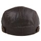 L/XL/2XL Zipper Decoration Winter First Layer Sheepskin Adjustable Beret Hat Adjustable Newsboy Caps