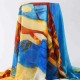 LYZA 130CM Women Soft Printing Scarf Towel Elegant Long Shawl Scarves