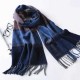 LYZA 190CM Women Autumn Warm Plaid Scarf Long Tassel Scarf Scarves Shawl