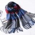 LYZA 190CM Women Autumn Warm Plaid Scarf Long Tassel Scarf Scarves Shawl