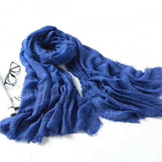 LYZA 200CM Winter Oversize Blanket Wrap Polyester Scarf Warm Shawl For Women Long Scarf