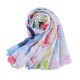 LYZA 200CM Women Soft Long Scarf Shawl Multifunction Digital Printing Sunscreen Beach Towel