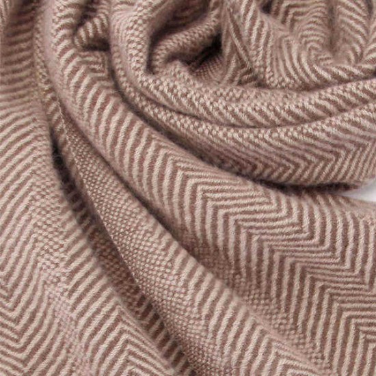 LYZA Women Cashmere Solid Scarf Striped Winter Warm Soft Scraves Shawl