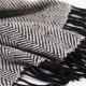 LYZA Women Cashmere Solid Scarf Striped Winter Warm Soft Scraves Shawl