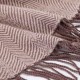 LYZA Women Cashmere Solid Scarf Striped Winter Warm Soft Scraves Shawl