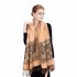 LYZA Women Classic Oversize Soft Scarves Winter Warm Jacquard Shawl Tassel Scarf