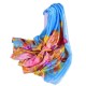 LYZA Women Long Flower Print Beach Shawl Casual Outdoor Anti-UV Soft Scarves