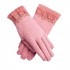 LYZA Women Warm Elegant Wool Gloves Casual Windproof Full Fingers Gloves