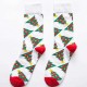 Ladies Chiristmas Pattern Jacquard Cotton Middle Tube Socks Casual Outdoor Socks