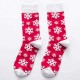 Ladies Chiristmas Pattern Jacquard Cotton Middle Tube Socks Casual Outdoor Socks