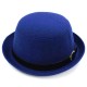 Ladies Hat  Korean Version Stylish Woolen Solid Little Dome British Retro Cap