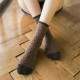 Ladies Leopard Print Breathable Jacquard Short Tube Socks