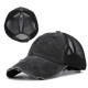 Ladies Summer Fashion Sports Ponytail Baseball Cap Women Messy Bun Baseball Hat