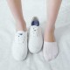 Lady Girls Cotton Soft Invisible Boat Socks Good Elastic Antiskid Casual Socks